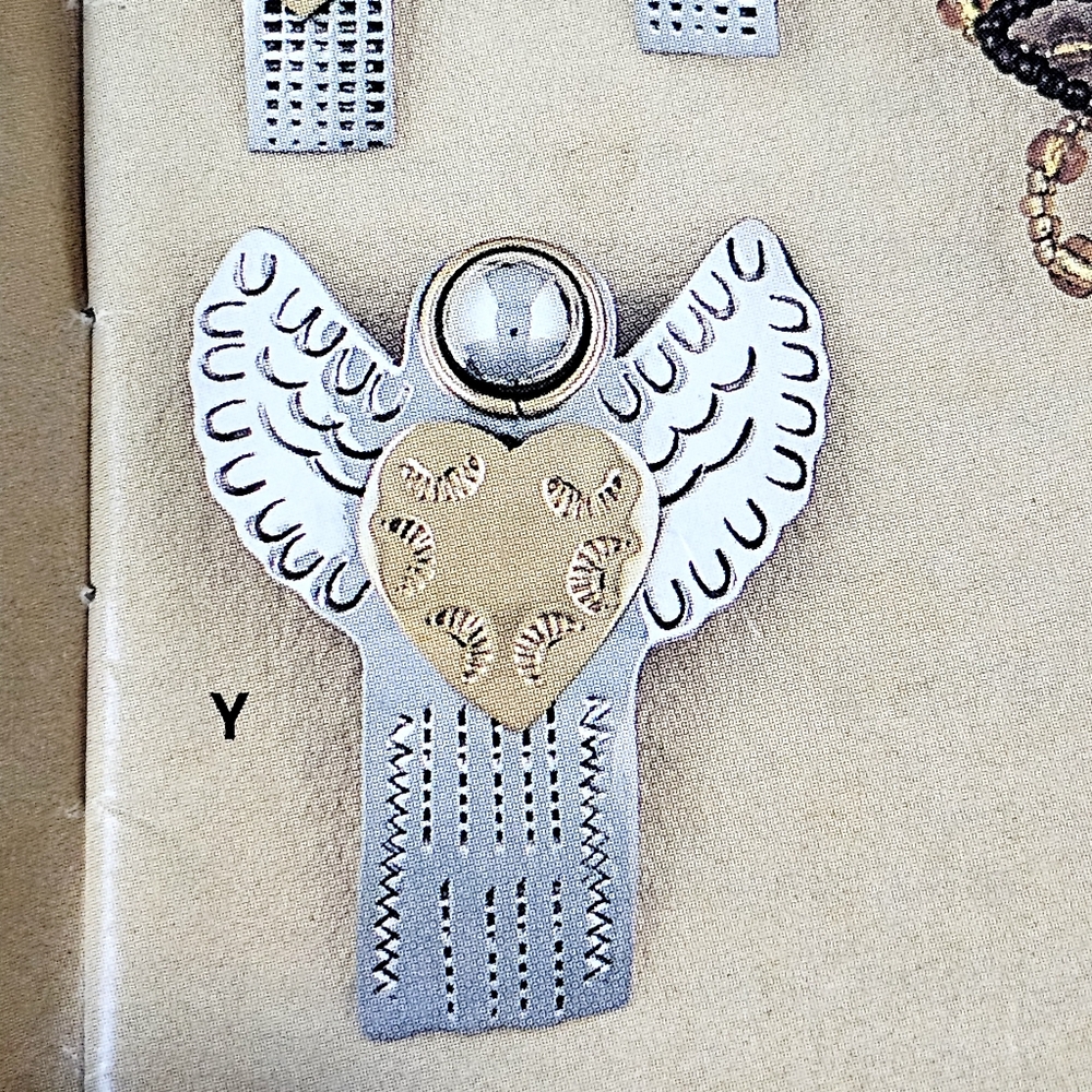 CLEARANCE!! Silpada Sterling Silver Angel Brass Heart Vintage Pin Pendant Brooch